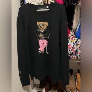 Polo bear sweater  Ralph Lauren golf bear sweater